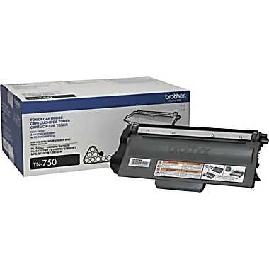 Brother Genuine TN-750 (TN750) High Yield Black Toner Cartridge 3-Pack