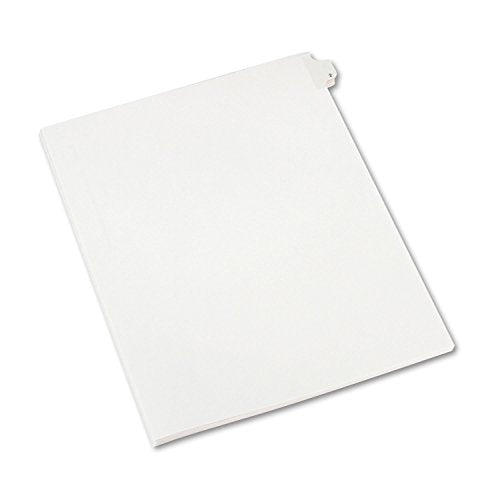 Avery Legal Exhibit Dividers #2 25-Pack 8.5x11