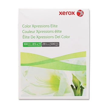 Xerox Digital Color Xpressions Elite Paper, 28 lb. 8.5 x 11 Inches, Blue/White, 500 Sheets (3R11760)