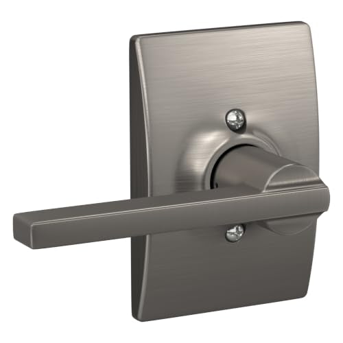 Schlage Latitude Dummy Lever Century Trim Satin Nickel