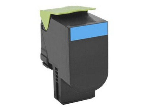 Lexmark 80C1SC0 Toner Cartridge, Cyan - in Retail Packaging
