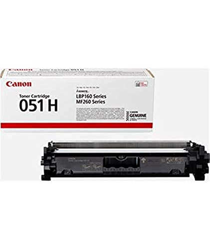 Canon Genuine 051 Black Toner Cartridge High Capacity Compatible with LBP162dw, MF264dw, MF267dw, MF269dw, MF269dw VP