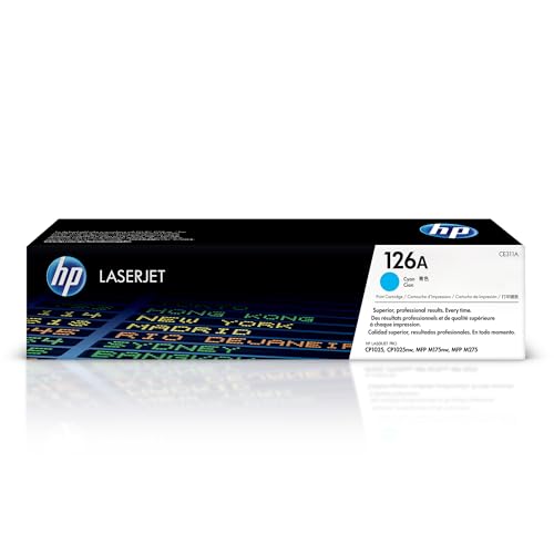 HEWLETT PACKARD HP 126A Cyan Laserjet Print Cartridge