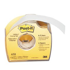 3M COMPANY TAPE POST IT LABELING & COVER UP (Set of 6)