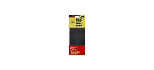 3M Imperial Wetordry Sandpaper 1000 Grit 10 Pack