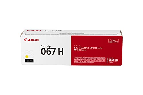 Triplenet Pricing 067 Yellow Toner Cartridge, High Capacity, Compatible to MF656Cdw, MF654Cdw, MF653Cdw, LBP633 Cdw and LBP632Cdw Printers 5103C001 Bundle with Cleaning Cloth
