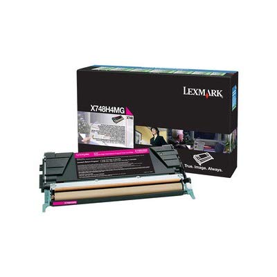 Lexmark X748H4MG Toner Cartridge, Magenta