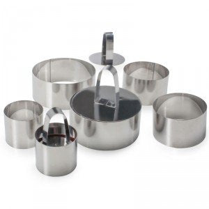 Danesco Food Stacking Set 9-Piece Stainless Steel