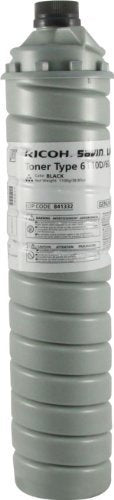 Ricoh Genuine 841332 Type 6110D 6075 Toner Cartridge Black, Yields 43000 Pages in Retail packaging