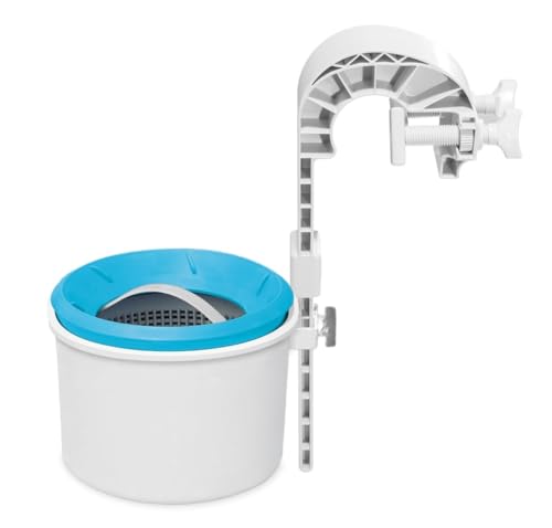 Intex 28000E Deluxe Wall-Mounted Swimming Pool Surface Automatic Skimmer with Removeable Skimmer Basket for 800+ GPH Pumps