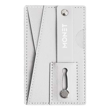 Monet Wallet Phone Grip Kickstand, White