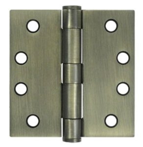 Deltana S44HD10B HD Value Choice for Indoor Applications Steel 4-Inch x 4-Inch Square Hinge