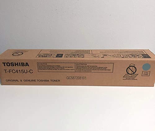 Toshiba T-FC415U-C e-Studio 2515 3015 3515 4515 5015 Toner Cartridge (Cyan) in Retail Packaging