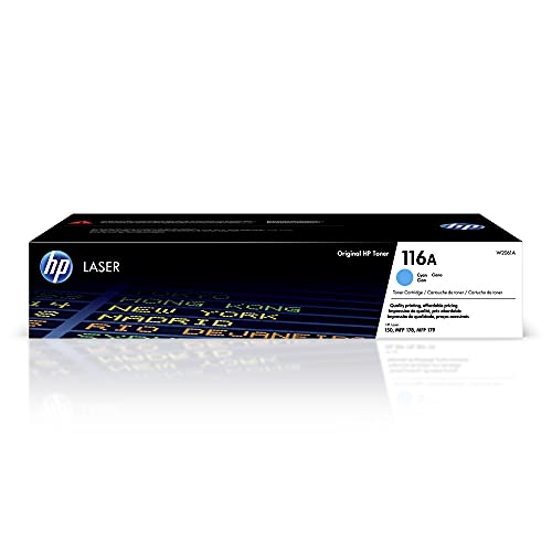 HP 116A Magenta Toner Cartridge | Works with HP Color Laser 150 Series, HP Color Laser MFP 178, 179 Series | W2063A