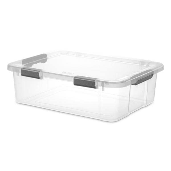 STERILITE 40 Qt Hinged Lid Storage Box 1394