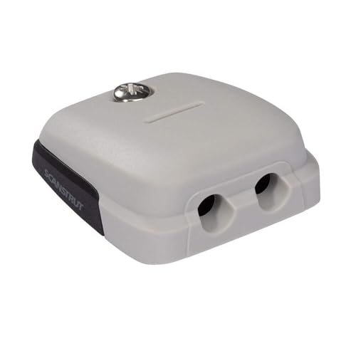 Scanstrut Horizontal Double-Entry Cable Seal Grey