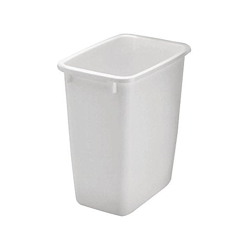 Rubbermaid 21 Quart Traditional Open Top Waste Basket Indoor Trash Bin Container for Bathrooms and Other Indoor Spaces, White