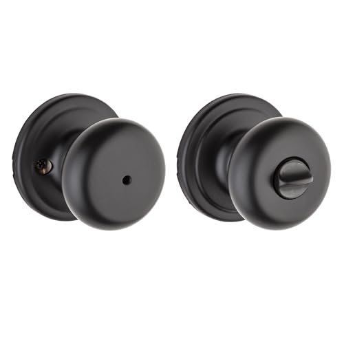 Kwikset Hancock Interior Privacy Door Knob Matte Black