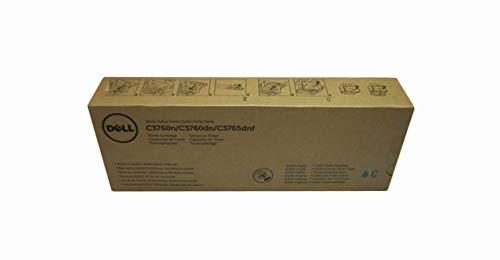 Dell 1M4KP Toner Cartridge f/3760/3765 9000 Page Yield Cyan