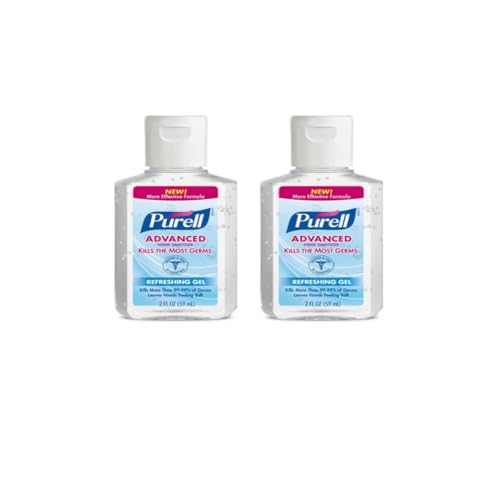Purell Hand Sanitizer 2 oz (Pack of 2), 2 Fl Oz (Pack of 2)