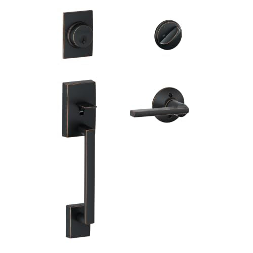 Schlage Century Handleset & Latitude Lever F60CEN716LAT