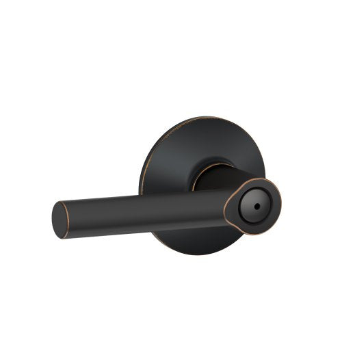 Schlage F40 BRW 716 Broadway Privacy Lever, Aged Bronze