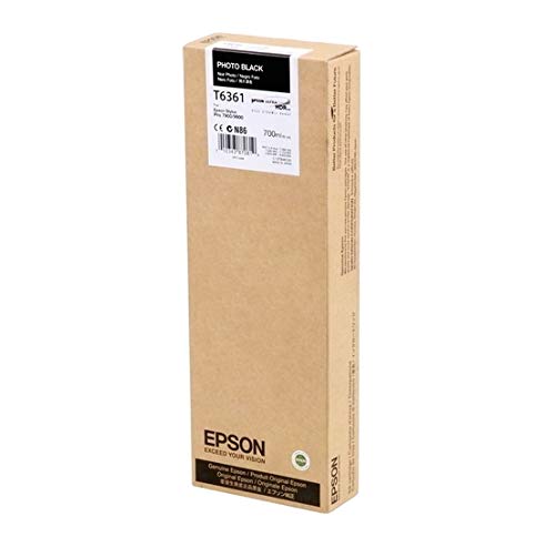 Epson UltraChrome HDR Photo Black Ink T636100 700ml