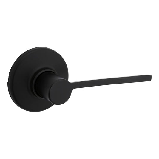 Kwikset Ladera Interior Passage Lever Matte Black
