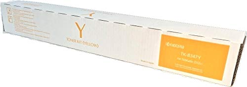 KYOCERA OEM Toner Cartridge, Yellow, Yield 12,000