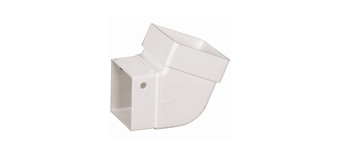 AMERIMAX 2-In. Vinyl Gutter Elbow White