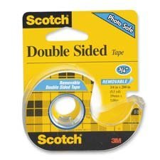 3M 238 3/4" x 200" Scotch Double Sided Removable Tape