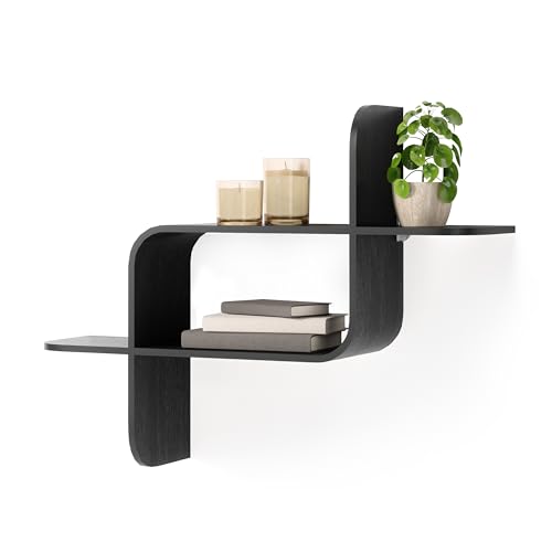 Umbra Montage Floating Wall Shelf Black