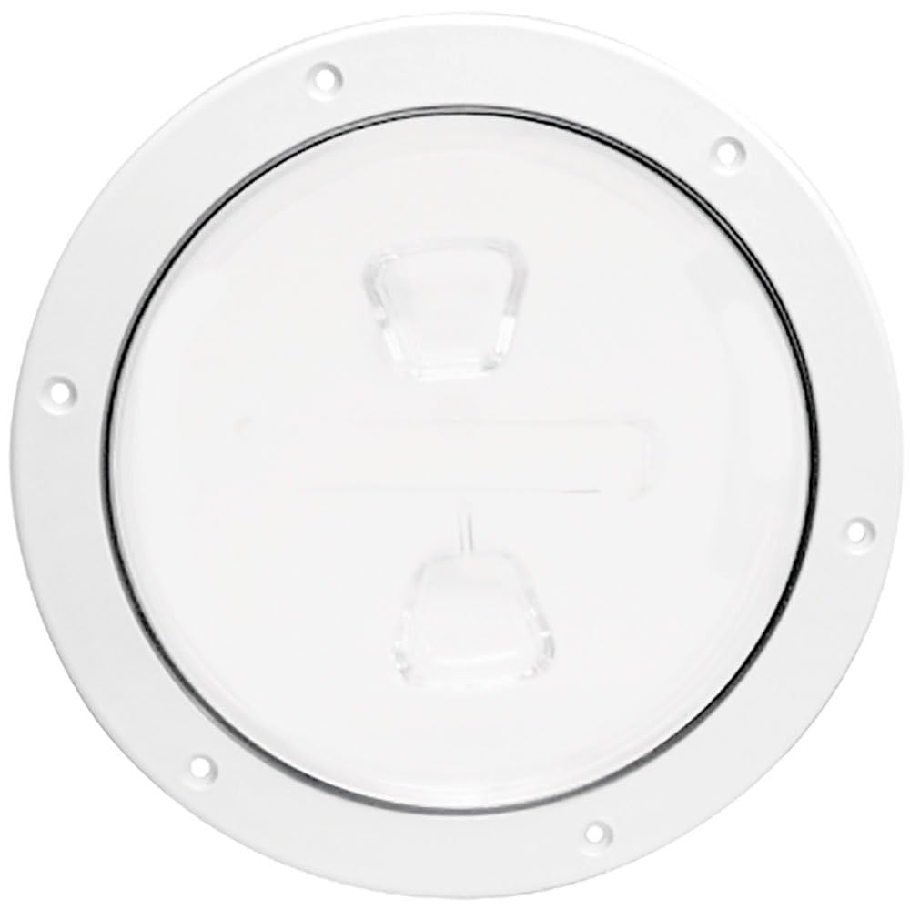 Beckson DP62-W Screw-Out Deck Plate, White, 1 Count (Pack of 1)