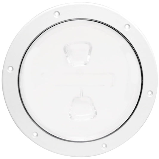 Beckson DP62-W Screw-Out Deck Plate, White, 1 Count (Pack of 1)