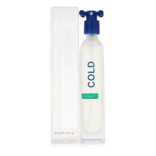 Cold By United Colors Of Benetton For Men. Eau De Toilette Spray 3.3 Ounce