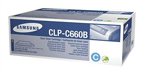 Samsung CLP-C660B, CLP-K660B, CLP-M660B, CLP-Y660B OEM Toner Cartridge Set - Black, Cyan, Magenta and Yellow