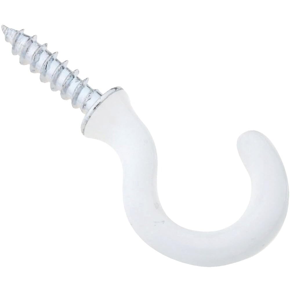 National Hardware Cup Hook Wht