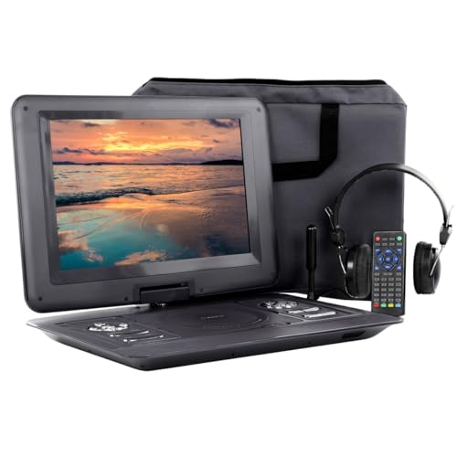 Trexonic 13.3" Portable TV & DVD Player