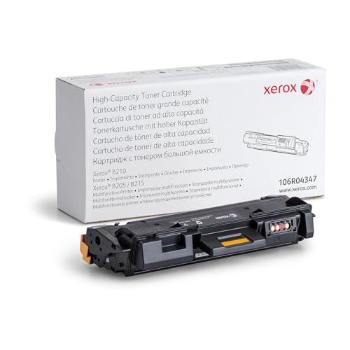 Xerox Genuine B205/ B210/ B215 Black High Capacity Toner Cartridge (3,000 Pages)- 106R04347