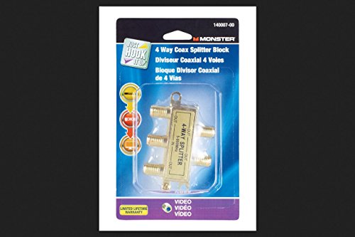 SPLITTER 4-WAY COAX