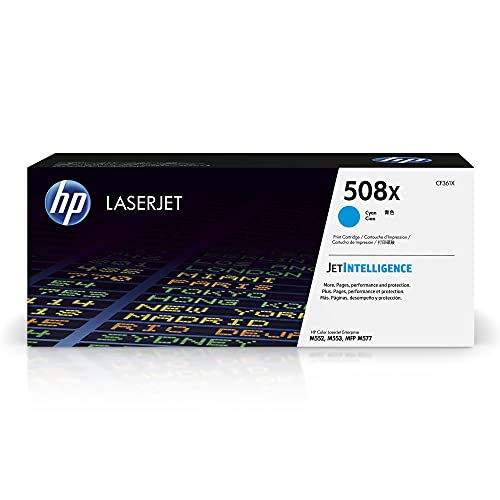 HP 508X Cyan High-Yield Toner Cartridge CF361X