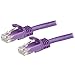 StarTech N6PATCH2PL 2 ft Purple Cat6 / Cat 6 Snagless Ethernet Patch Cable 2ft - Patch cable - RJ-45 (M) to RJ-45 (M) - 2 ft - UTP - CAT 6 - molded, s