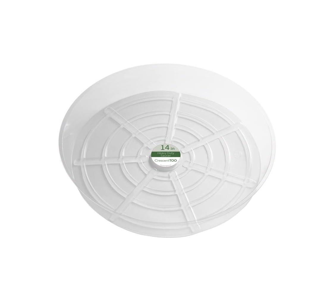 Crescent Too Plant Saucer Plastic 14"