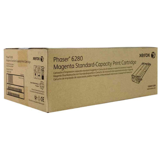 Original Xerox Phaser 6280 106R1389 Magenta Toner (2,200 Pages)