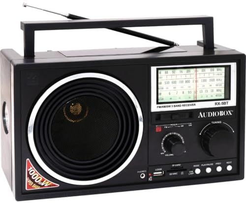 Audiobox RX-5BT Solar Bluetooth Radio