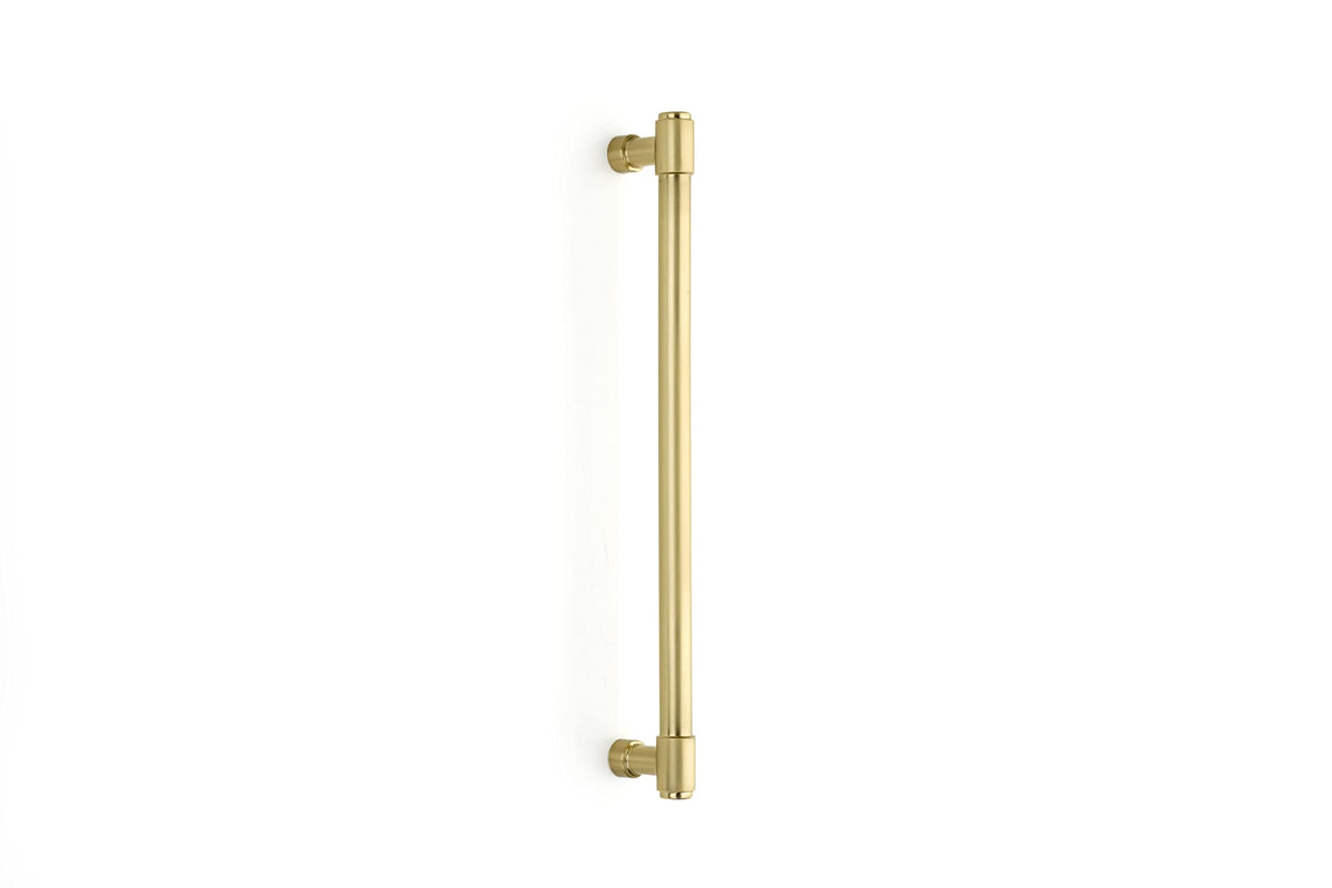 Emtek Jasper Appliance Pull, 12" Center-to-Center, Satin Brass