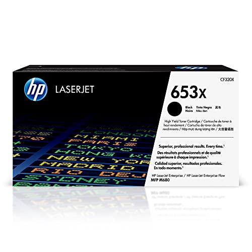 HP 653X CF320X Black Toner Cartridge 21K Yield