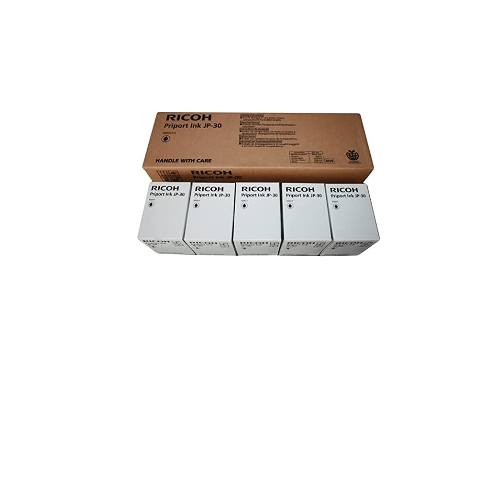 Ricoh Genuine JP 3000 Toner Box of 5 Inks