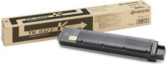 KYOCERA 1T02NP0US0 Model TK-8327K Black Toner Cartridge for use TASKalfa 2551ci Color Multifunction Printer, Up to 18000 Pages Yield at 5% Average Coverage