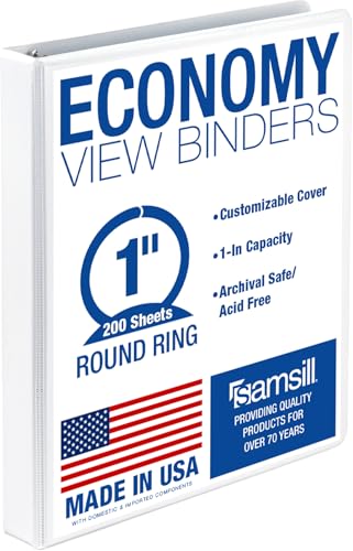 Binder,View,Round,1-Inch,WE